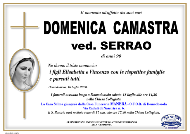 ANN Camastro Domenica