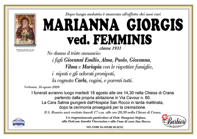 ANN Giorgis Marianna