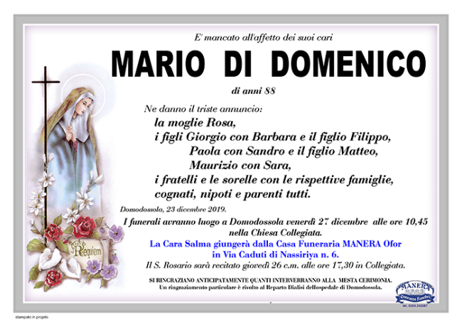 ANN M ario Di Domenico
