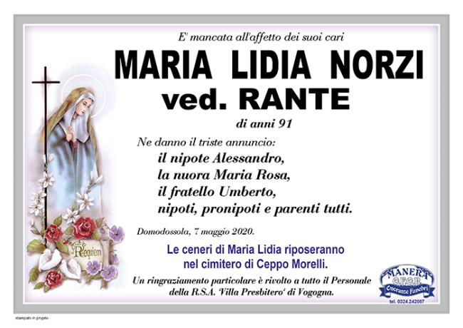ANN Maria Lidia Norzi