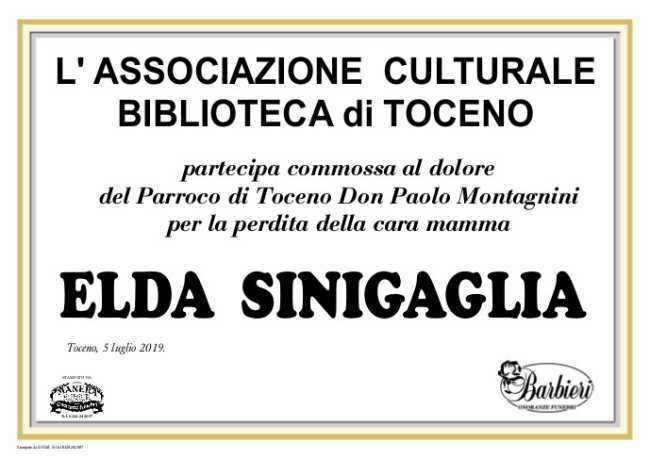 ASSOCIAZIONE CULTURALE BIBLIOTECA DI TOCENO