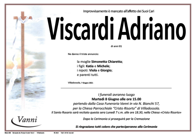 Annuncio mod. 423 Viscardi