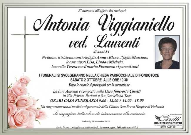 Antonia Viggianiello ved. Laurenti