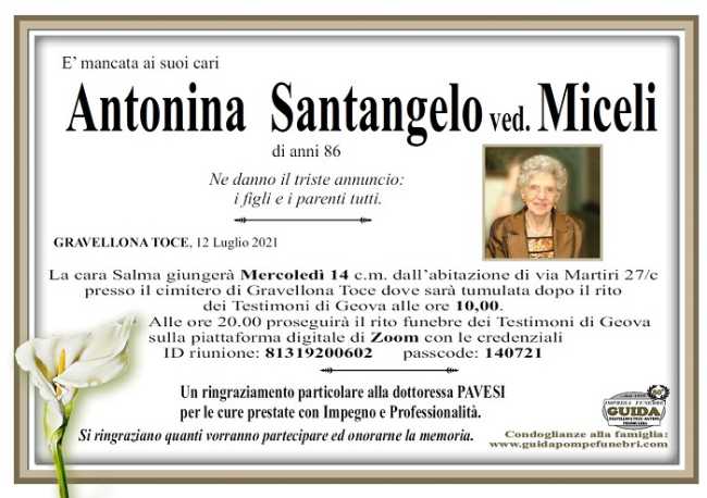 Antonina Santangelo ved. Miceli
