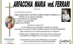 Arfacchia Maria ved. Ferrari