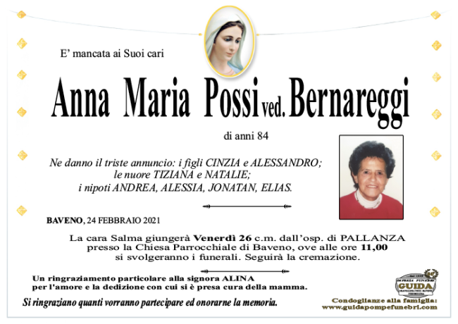 BERNAREGGI ANNA MARIA