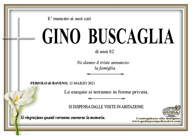 BUSCAGLIA GINO