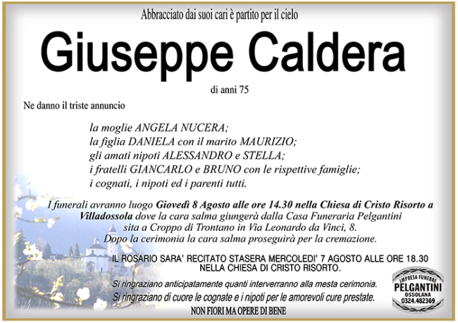 CALDERA giuseppe