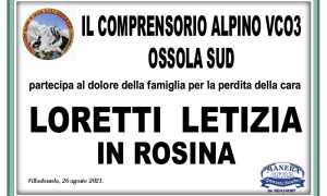 COMPRENSORIO ALPINI DI CACCIA per Loretti Letizia