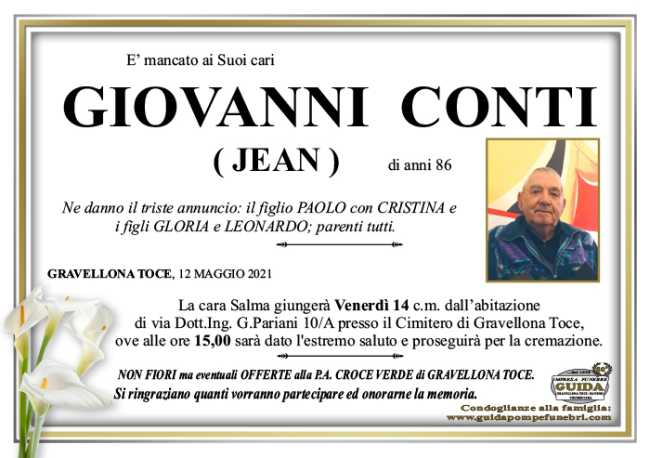CONTI GIOVANNI
