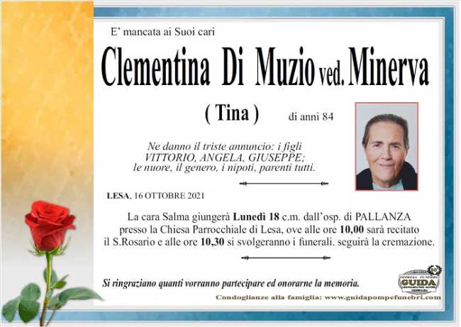 Clementina Di Maurizio ved. Minerva