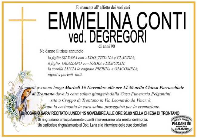 Emmelina Conti ved. Degregori