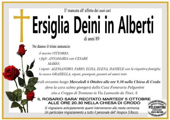 Ersiglia Deini in Alberti