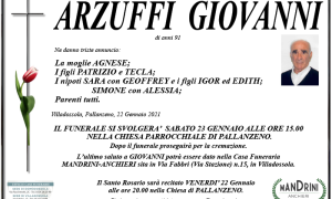 FUNEBRE ARZUFFI GIOVANNI