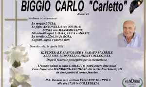 FUNEBRE BIGGIO CARLO