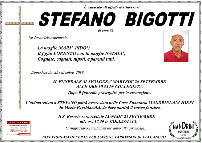 FUNEBRE BIGOTTI STEFANO
