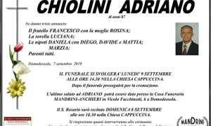 FUNEBRE CHIOLINI ADRIANO