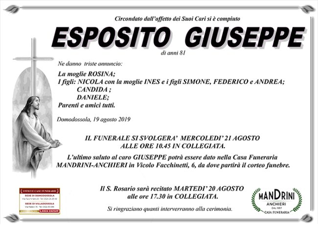 FUNEBRE ESPOSITO GIUSEPPE