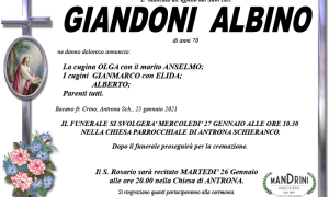 FUNEBRE GIANDONI ALBINO