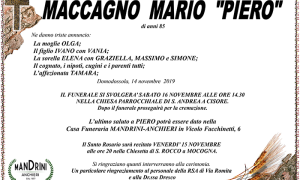 FUNEBRE MACCAGNOmario piero