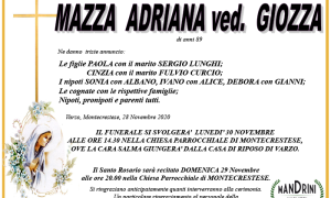 FUNEBRE MAZZA ADRIANA