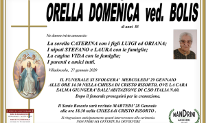 FUNEBRE ORELLA DOMENICA