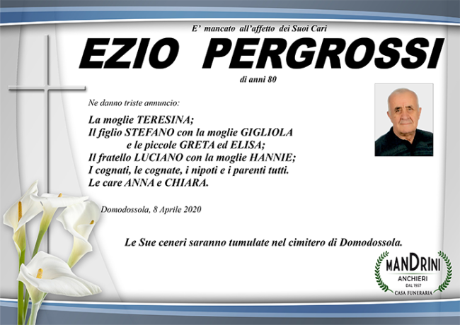 FUNEBRE PERGROSSI EZIO