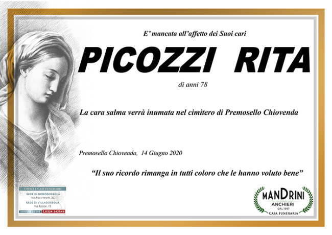 FUNEBRE PICOZZI