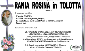 FUNEBRE RANIA ROSINA