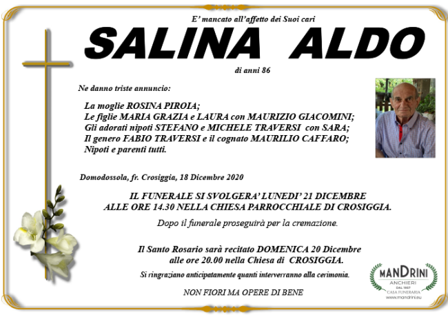 FUNEBRE SALINA ALDO