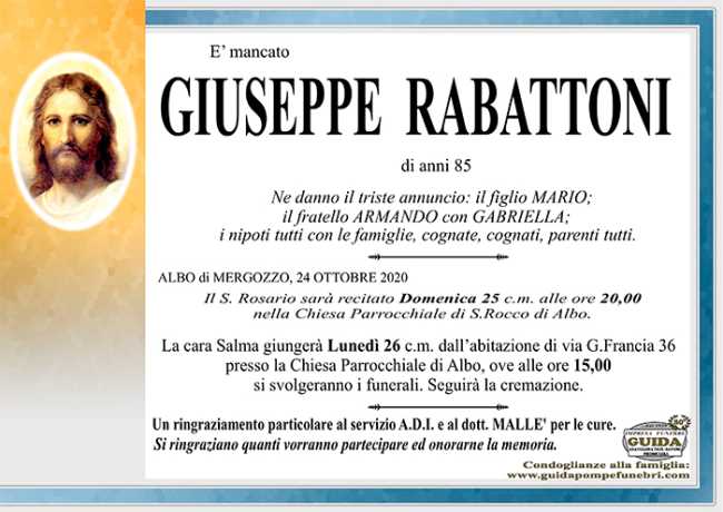 GIUSEPPE RABATTONI