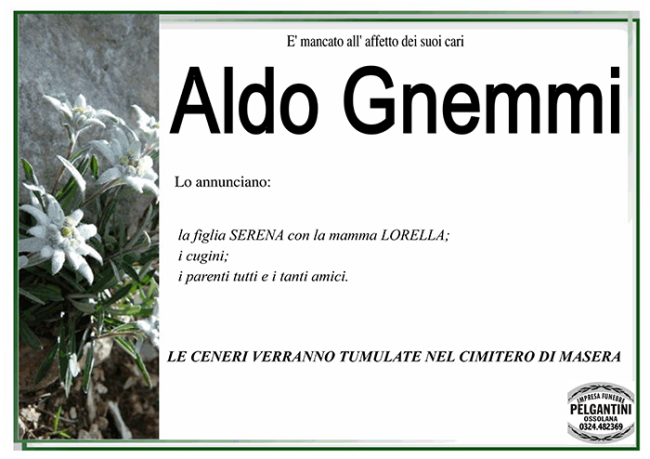 GNEMMI aldo