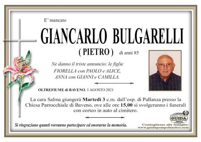 Giancarlo Bulgarelli Pietro