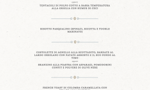 HOTEL GHIFFA MENU PASQUA