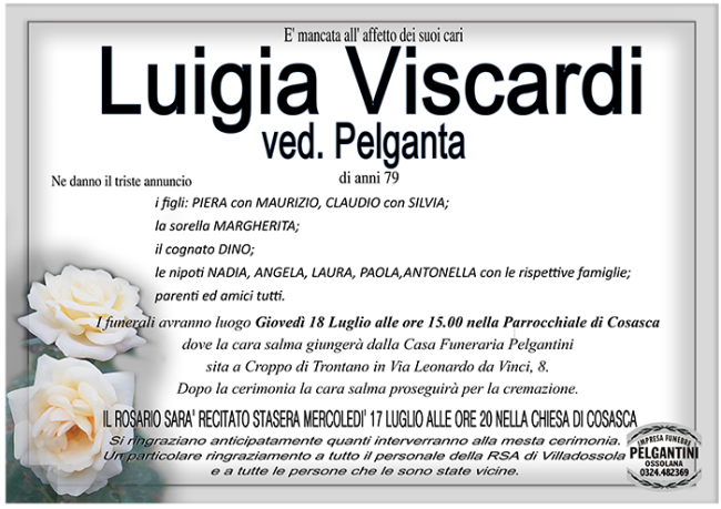 LUIGIA VISCARDI vedPELGANTA