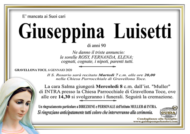 LUISETTI GIUSEPPINA