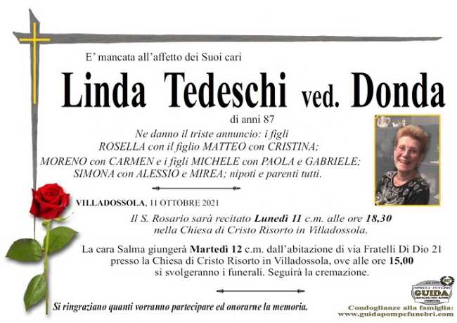 Linda Tedeschi ved. Donda