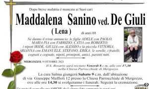 Maddalena Sanino ved. De Giuli Lena