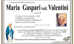 Maria Gaspari ved. Valentini