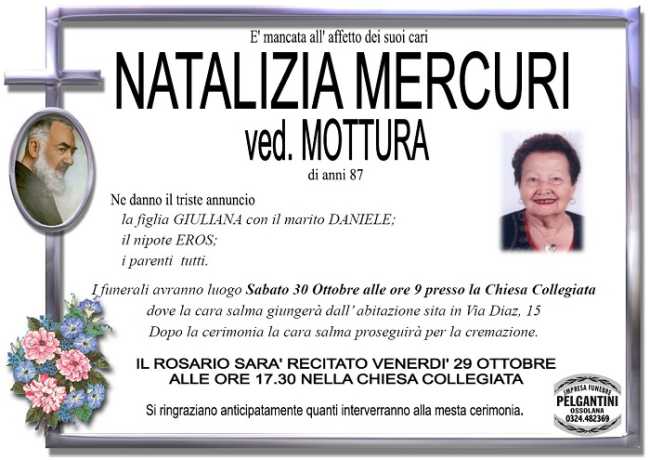 Natalizia Mercuri ved. Mottura