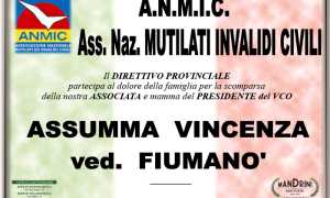 PARTECIPAZIONE ANMIC PER ASSUMMA VINCENZA