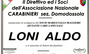 PARTECIPAZIONE CARABINIERI PER LONI ALDO