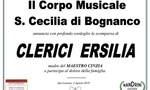 PARTECIPAZIONE CORPO MUSICALE PER CLERICI