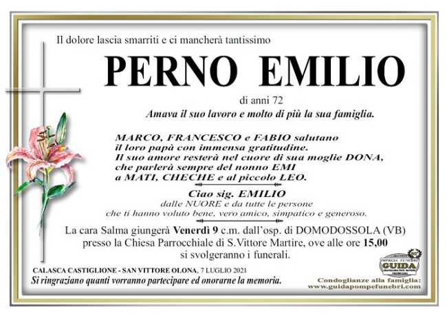 PERNO EMILIO