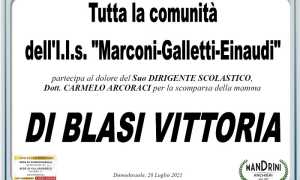 Parecipazione I.I.s. Marconi per Di Blasi Vittoria