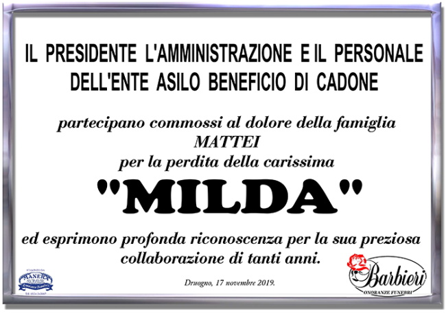 Partecipazione MILDA