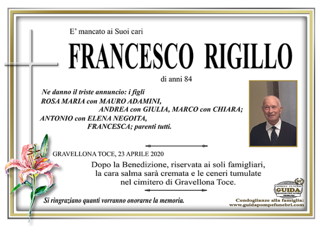 RIGILLO FRANCESCO