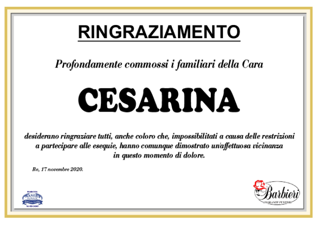 Ring. Poletta Cesarina