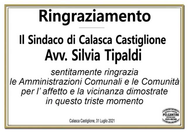 Ringraziamento per Carla