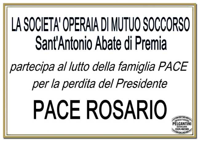 SOCIETA OPERAIAper pace premia